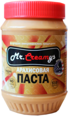 Арахисовая паста Mr.Creamys Классическая б/с 510г.пл/б